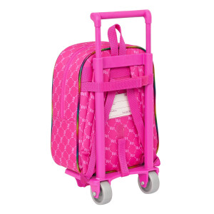 Schulrucksack mit Rädern Rainbow High Pink (22 x 28...