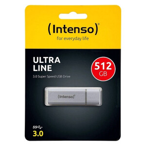 Pendrive INTENSO 3531493 512 GB USB 3.0 Silberfarben...