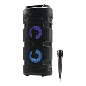 Bluetooth Lautsprecher mit Karaoke Mikrofon ELBE ALT88TWS...