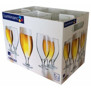 Bierglas Luminarc Spirit Bar Durchsichtig Glas 500 ml 6...