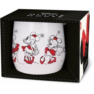 Tasse mit Box Minnie Mouse aus Keramik 360 ml