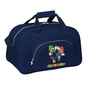 Sporttasche Super Mario 40 x 24 x 23 cm Marineblau