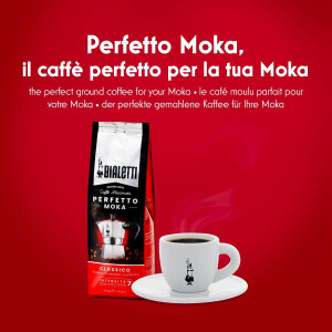 Italienische Kaffeemaschine Bialetti Moka Edelstahl...