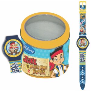 Disney Uhr Walt Kid Modell Jake The Pirate - Tin Box 561149