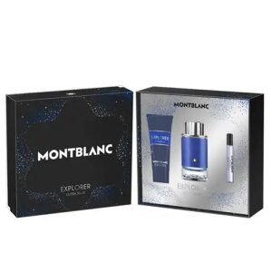 Montblanc Explorer Ultra Blue Eau De Parfum Spray 100ml Set