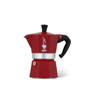 Italienische Kaffeemaschine Bialetti Moka Express Rot