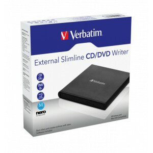 CD/DVD-Reader Verbatim External Slimline