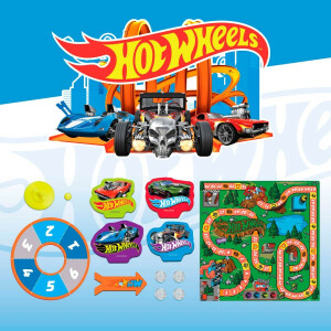 Tischspiel Hot Wheels Speed Race Game (6 Stück)
