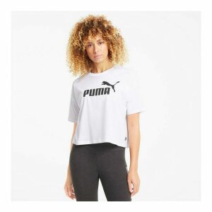 Damen Kurzarm-T-Shirt Puma Weiß XS (XS)