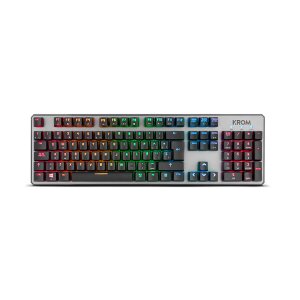 Gaming Tastatur Krom RGB Schwarz Qwerty Spanisch