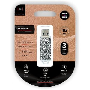 USB Pendrive Tech One Tech Art-Deco 16 GB