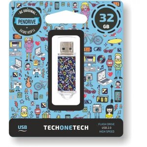 USB Pendrive Tech One Tech Kaotic Dark 32 GB